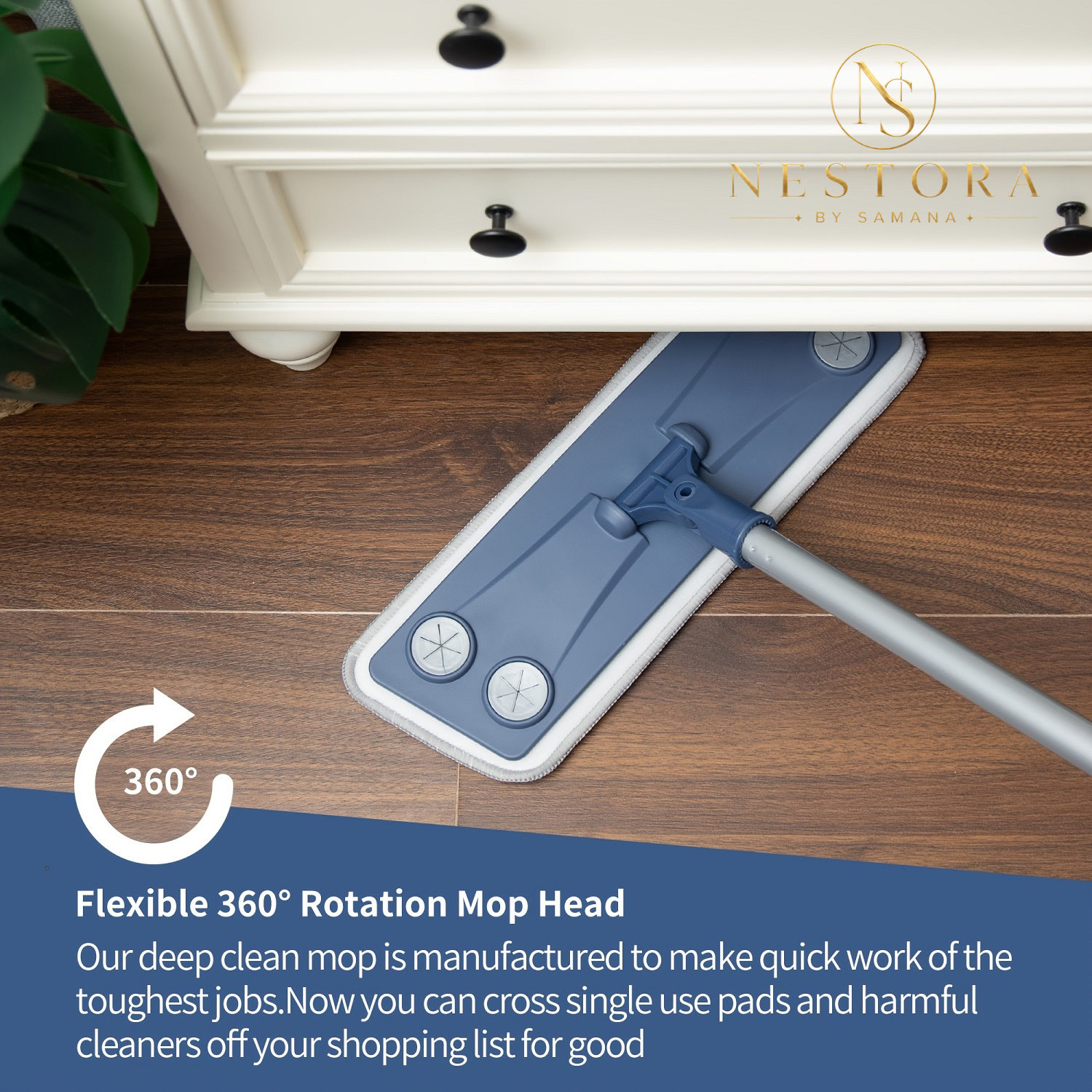 Untitled design - 2026-08-26T041748.462 Flexible Microfiber Floor Mop - Image 1