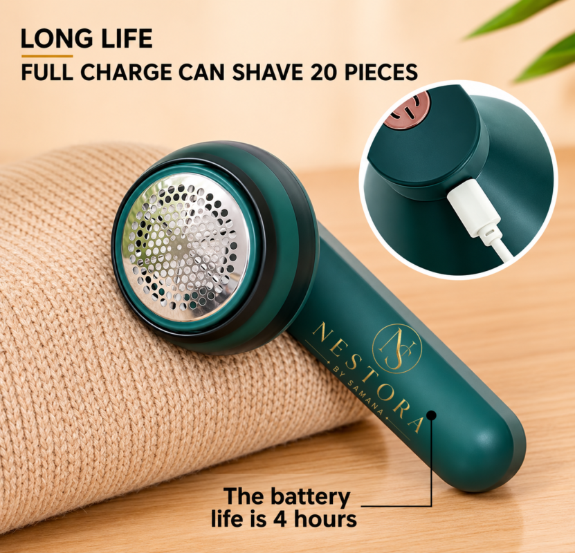 Rechargeable Fabric Shaver & Lint Remover