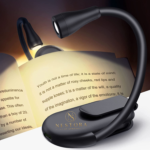 Flexible neck LED study lamp for reading and desk work