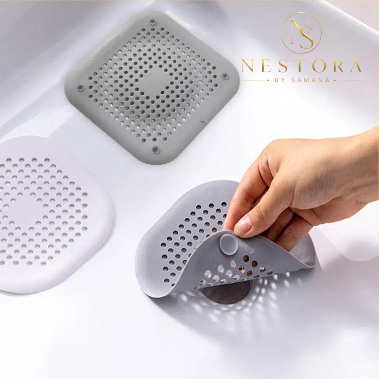 Silicone sink drain hair catcher and reusable drain strainer