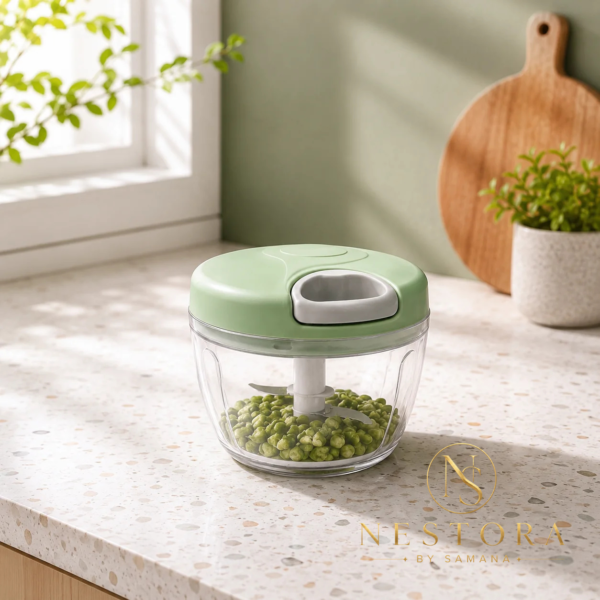 900ml Manual Food Chopper – Pull String Vegetable & Onion Chopper