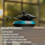 Solar Powered Car Air Freshener – Rotating Car Perfume Diffuser