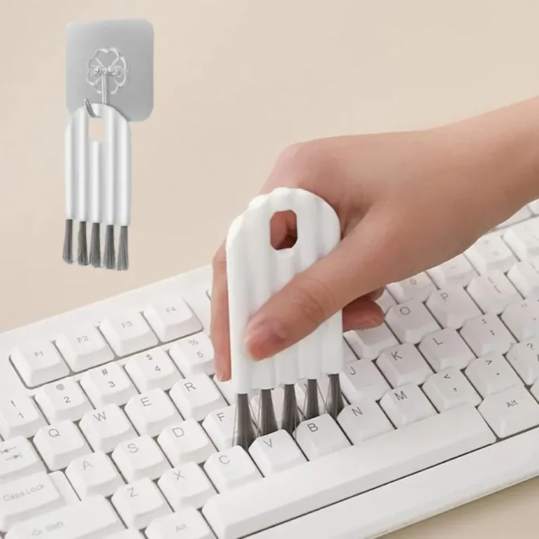 Soft bristle multi-purpose household cleaning brush
