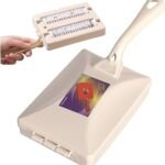 Manual carpet sweeper for cleaning dust crumbs hair and dirt