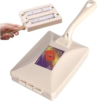 Manual carpet sweeper for cleaning dust crumbs hair and dirt