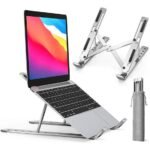 Adjustable foldable laptop stand for laptops and tablets