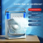 Portable Air Cooler Fan & Humidifier – Compact Personal Cooling Fan - Image 5