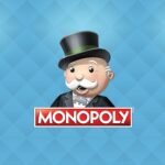 Monopoly board game set with game board cards dice tokens and property pieces