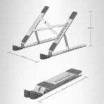 Adjustable Laptop Stand – Foldable Portable Laptop & Tablet Holder - Image 2